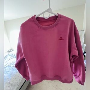 Fuchsia Crew Neck Sweater Size M Brand New